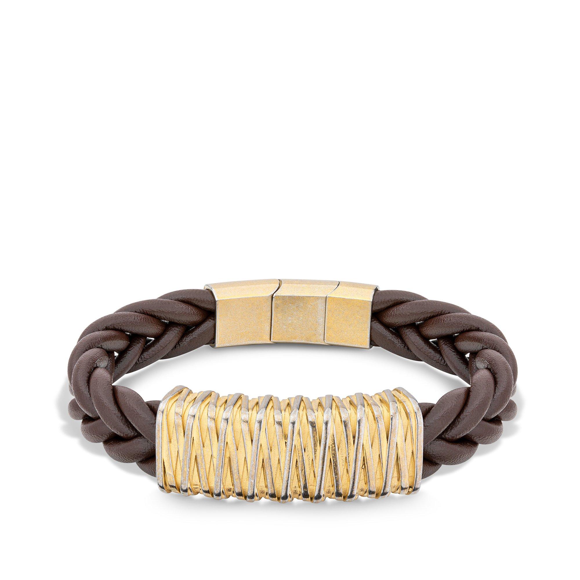 Image of Armband Herren Braun 20cm