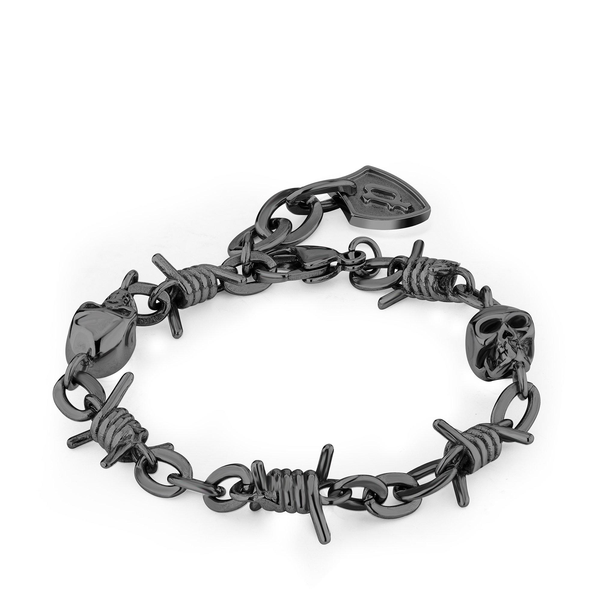 Image of Armband Herren Anthrazit 18cm