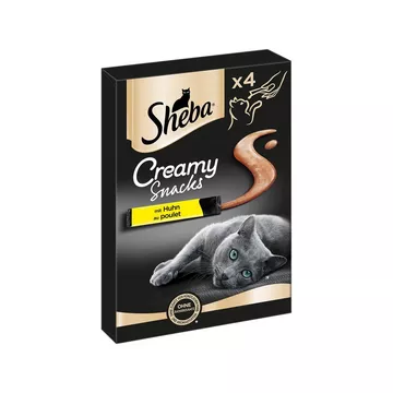Sheba Creamy Snacks mit Huhn 4x12g