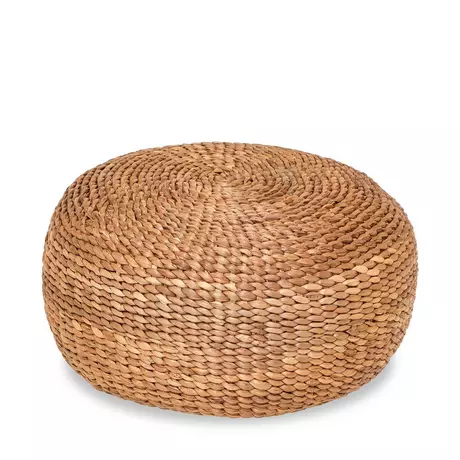 Manor Pouf Round Basket Seagrass Nature