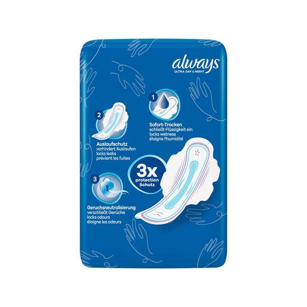 always  Ultra Damenbinden Day & Night (Grösse 3) 