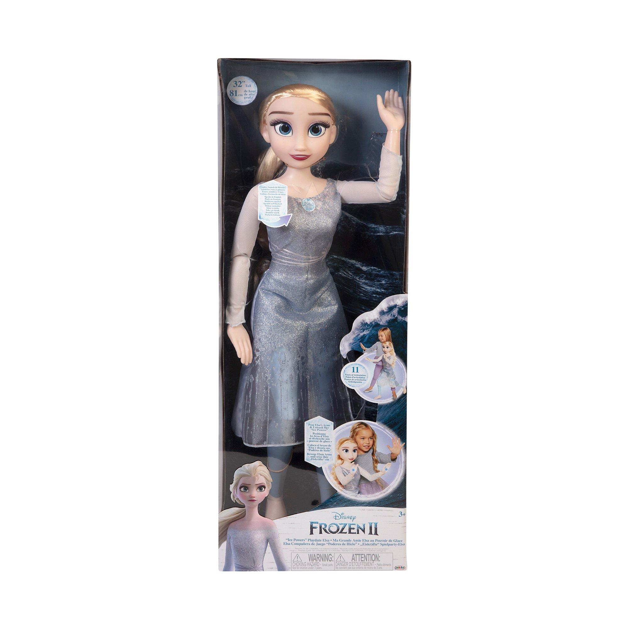 JAKKS Pacific  La Reine des Neiges 2 - Poupée Fonctionnelle Elsa Light & Sound 