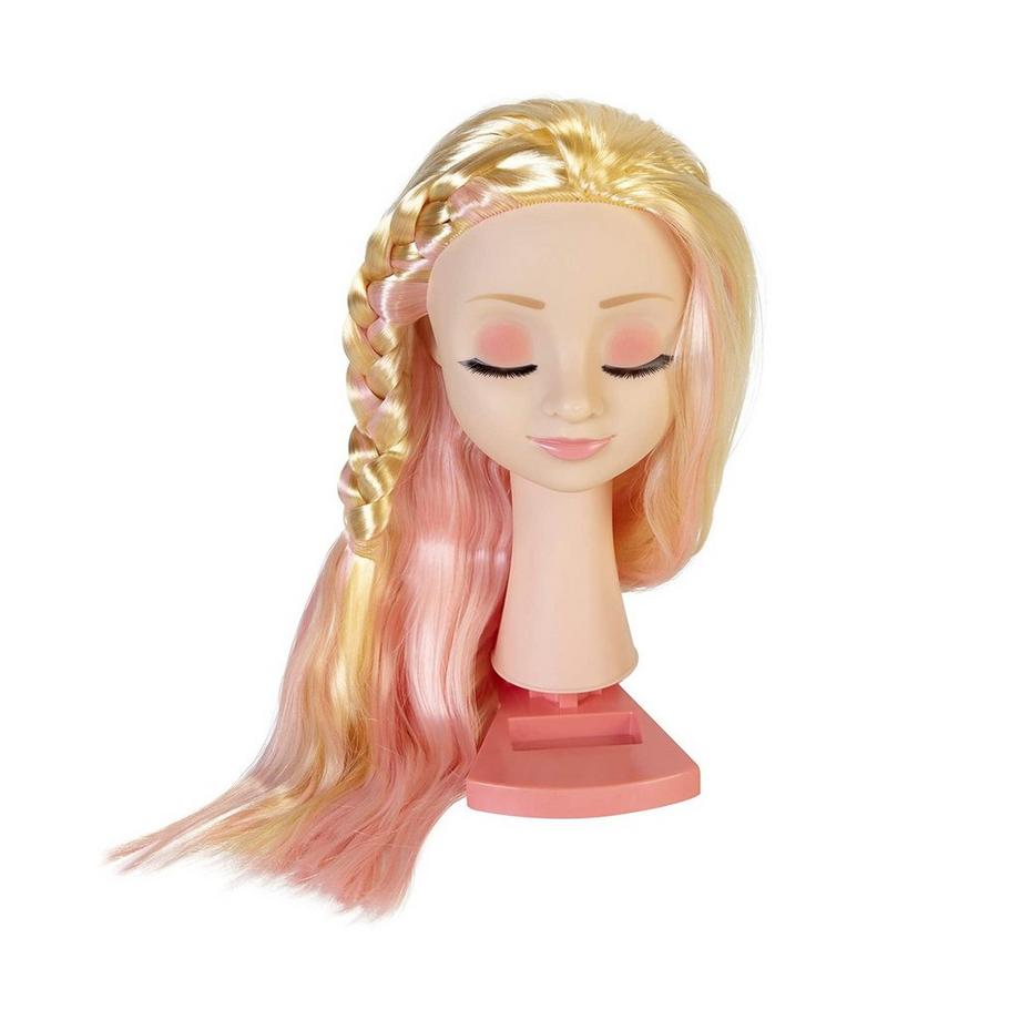 JAKKS Pacific  Cute Girls Hairstyles! Stylingkopf – Glattes Blondes Haar 