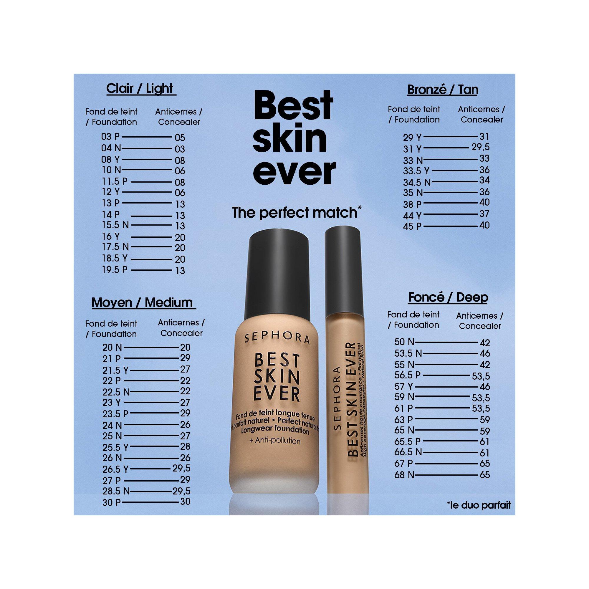 SEPHORA BEST SKIN EVER Correttore Best Skin Ever - Correttore Ad Alta Coprenza 