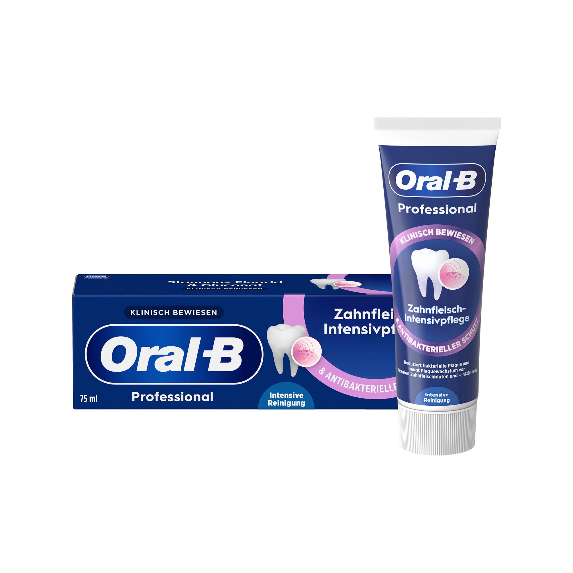 Oral-B Professional Zahnfleisch-Intensivpflege & Antibakterieller Schutz Intensive Rein Zahnfleisch-Intensivpflege & Antibakterieller Schutz Zahncreme 