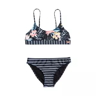 ROXY Bikini Set Set bikini a fascia Noir-Coloré