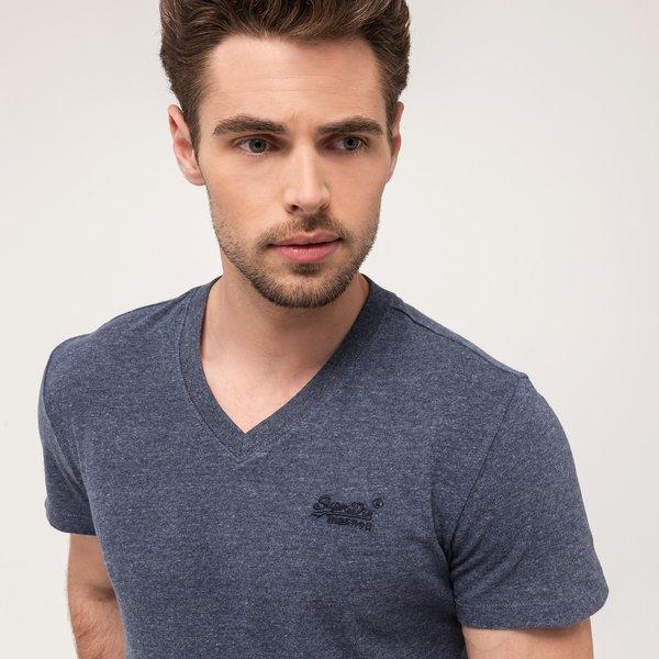 Superdry VINTAGE LOGO EMB VEE TEE V-Ausschnitt T-Shirt  
