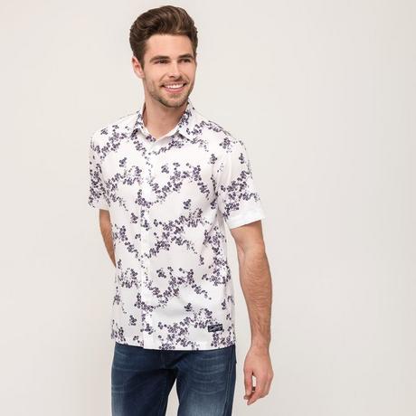 Superdry Vintage Hawaiian Kurzarm Hemd mit Blumenmuster  