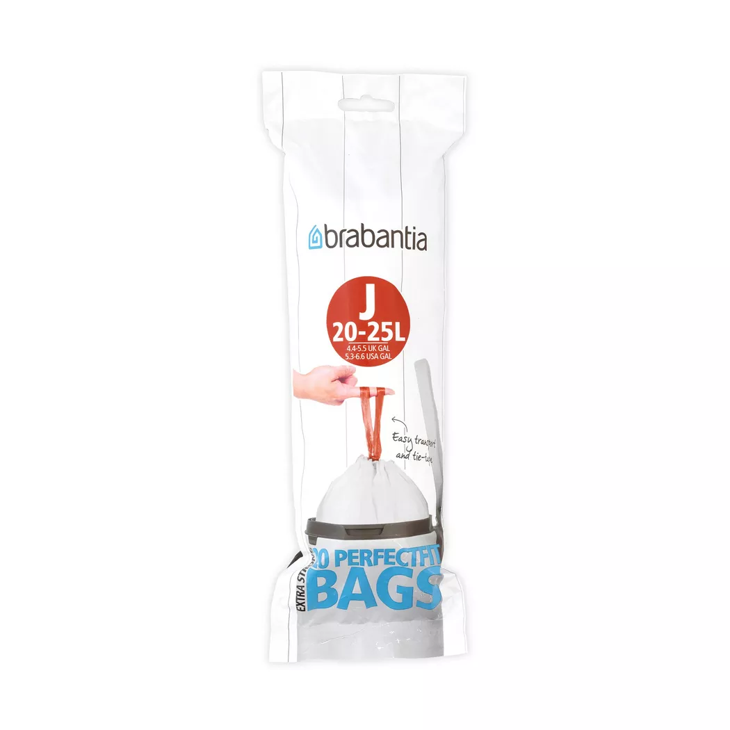 Brabantia Perfectfit Bags Size J 20-25 Litre 20 Bag Roll