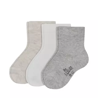 s. Oliver Triopack, Socken für Babys  Mediumgrau