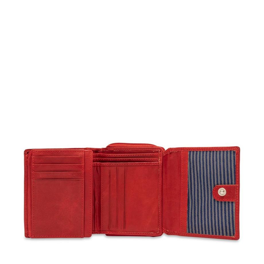 Manor Woman Klassisches Leder Portemonnaie  