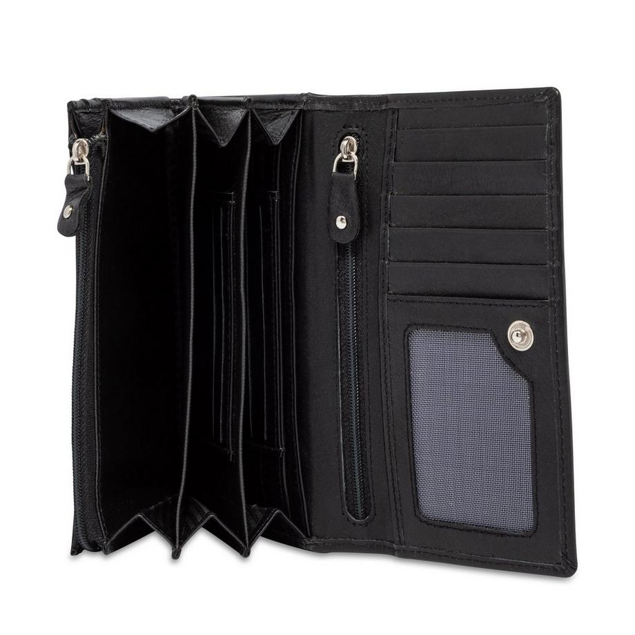 Manor Woman Klassisches Leder Portemonnaie  