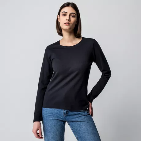Manor Woman  T-Shirt, Rundhals, langarm 