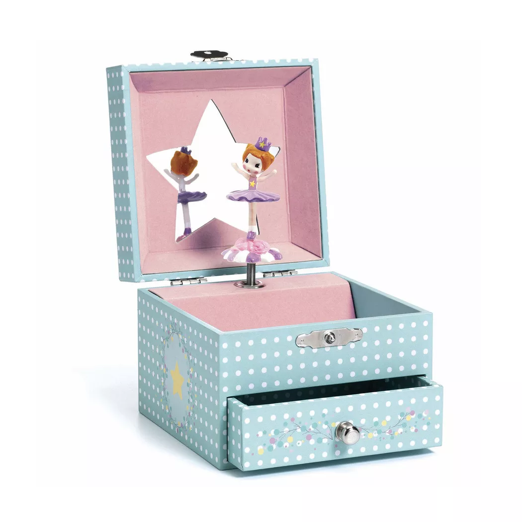 Djeco - Musikspieldose, Delicate ballerina, 4A, Multicolor