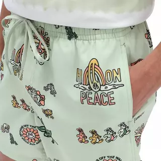 VANS Pantaloncini MN MIXED VOLLEY PEACE OF MIND Verde