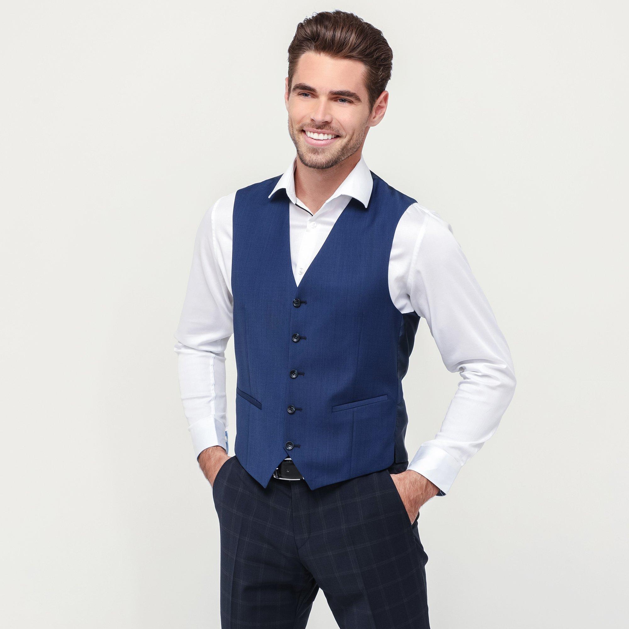 Image of Gilet Herren Blau 56