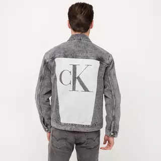 Calvin Klein Jeans Giacca REGULAR DENIM JACKET Grigio