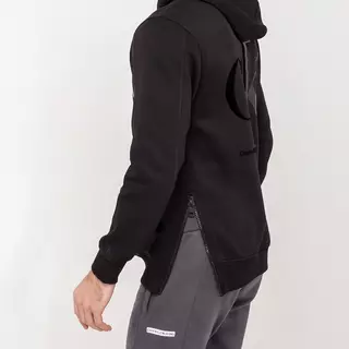 Calvin Klein Jeans Felpa con la zip a cappuccio BOLD SPLICED CK HOODIE Nero