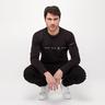 Calvin Klein Jeans T-Shirt REPEAT LOGO L/S TEE Nero