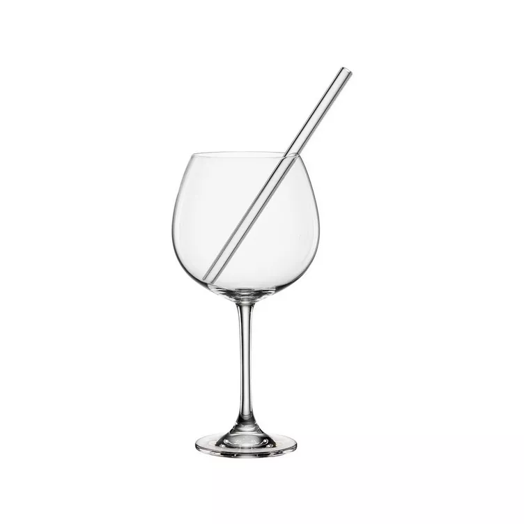 BOHEMIA Cristal Gin-Glas mit Halm 2er Set Bar Selectiononline kaufen MANOR