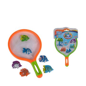 Keschernetz mit Fischen, Zufallsauswahl