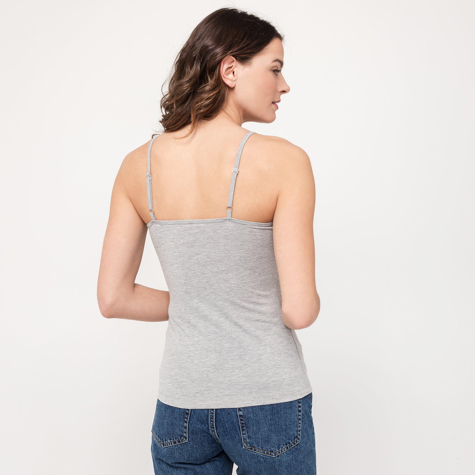 Manor Woman  Top, col rond, avec bretelles 