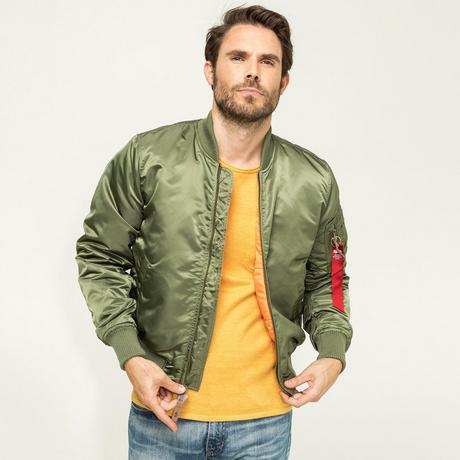 Alpha Industries  Giubbotto bomber con chiusura lampo 