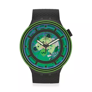 swatch BIG BOLD PLANETS COME IN PEACE ! Uhrenset Grün