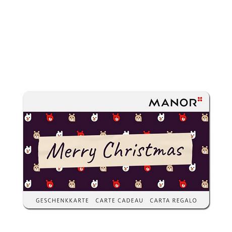 Manor Merry Christmas Geschenkkarte 