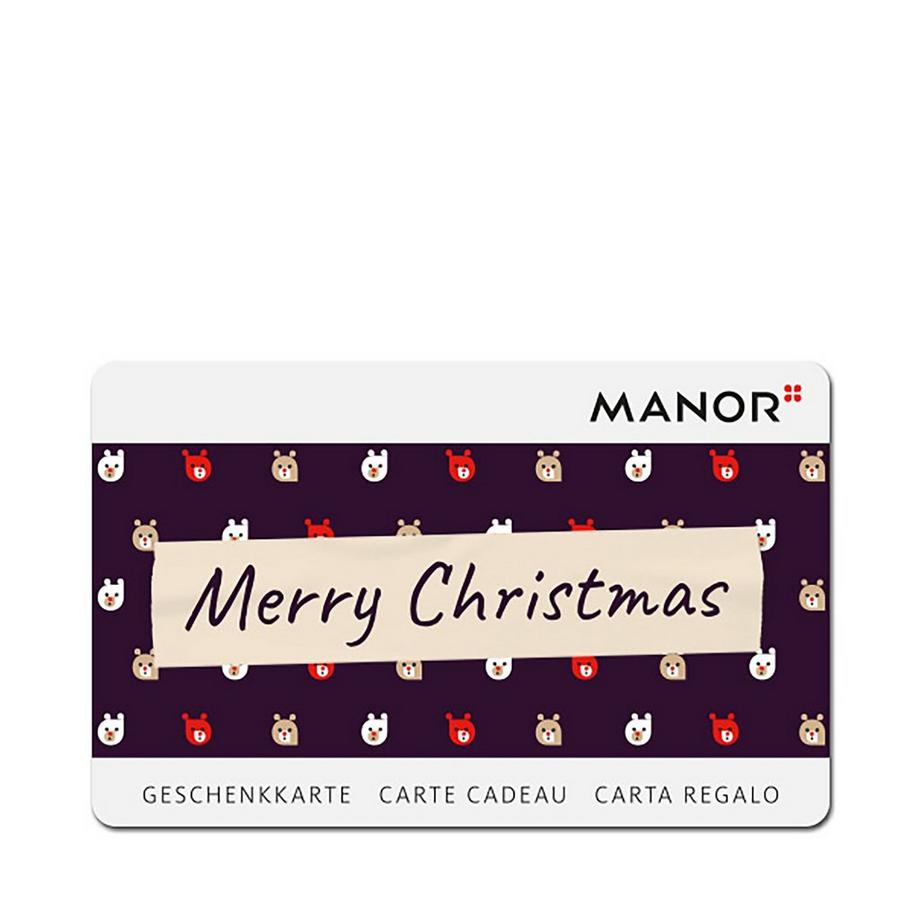 Manor Merry Christmas Geschenkkarte 