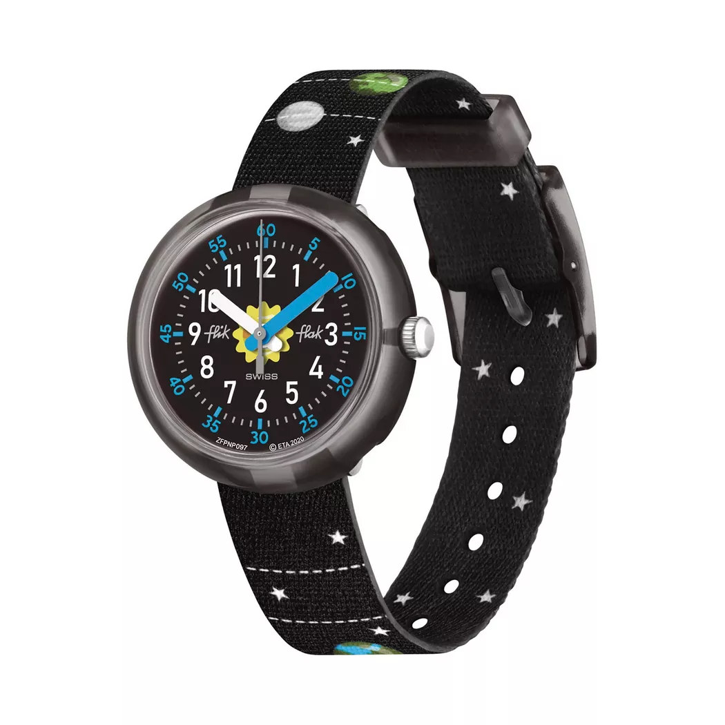 Flik Flak 7+ Power Time FPNP097 Solar System Horloge