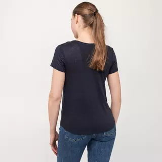 Manor Woman T-shirt con scollo a V, manica corta  Navy