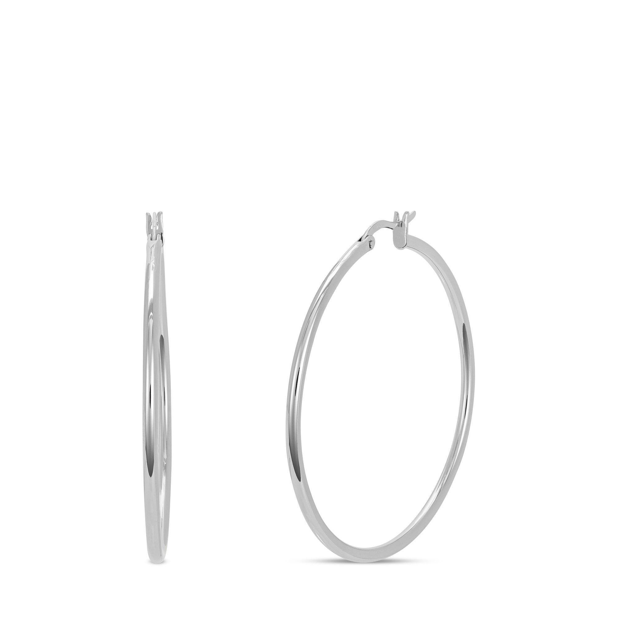 Image of L'Atelier Sterling Silver 925 Creolen - ONE SIZE