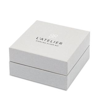 L'Atelier Sterling Silver 925  Orecchini a cerchio 