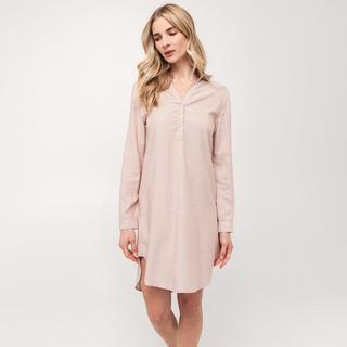 Manor Woman Chemise de Nuit Rayée Manches Longues  