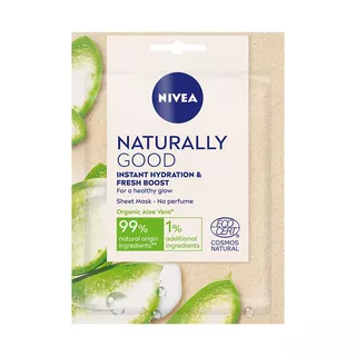 NIVEA Naturally Good Bio Aloe Vera Masque en tissu Aloe Vera Bio Naturally Good 