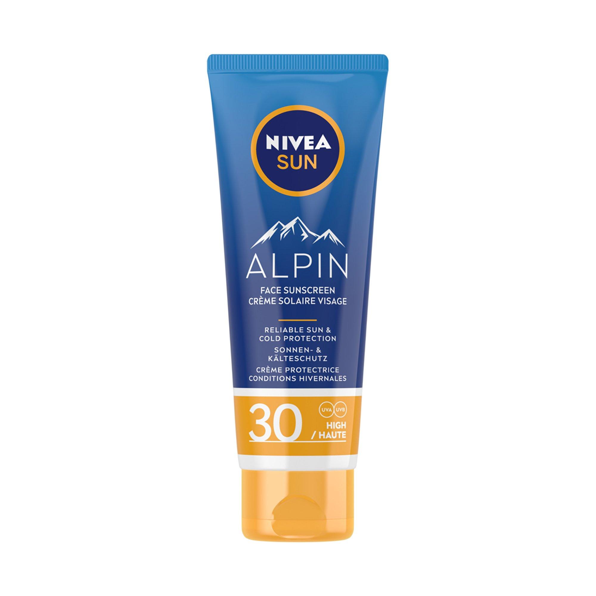 Image of NIVEA Alpin Sonnencreme Gesicht LSF 30 - 50ml