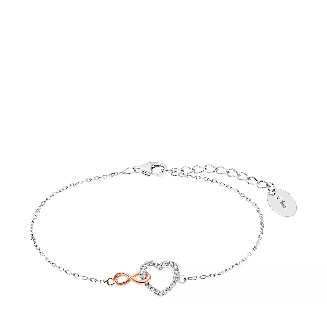 s. Oliver - Armband, 20cm, Silber