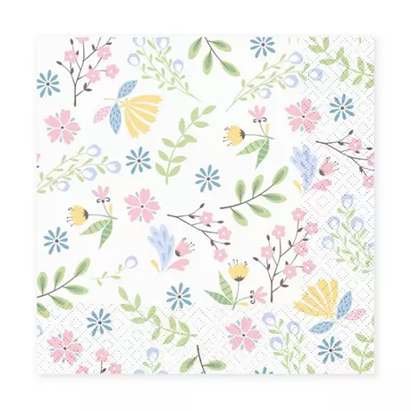 Paper + Design Tovaglioli di carta, 16 pezzi Pastel Florals Multicolore