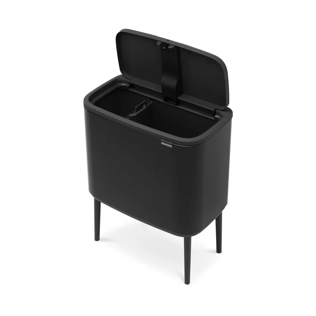 brabantia Bo Touch Bin - rubbish bin - 34 L - matte black