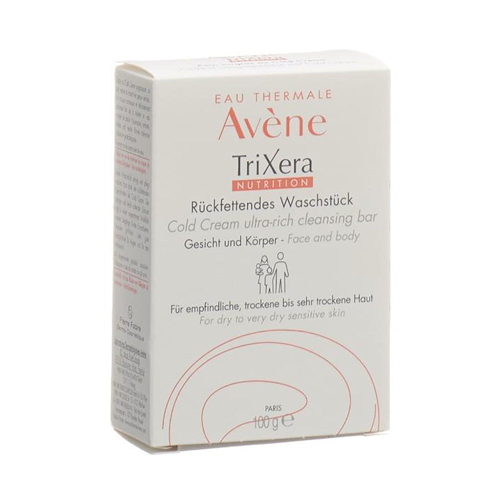 Image of Avene TriXera Cold Cream Ultra-Rich Cleansing Bar - 100 g