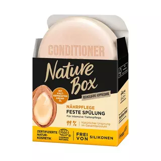 NATURE BOX  Après-Shampooing Solide Nourishing Care à l'Huile d'Argan 