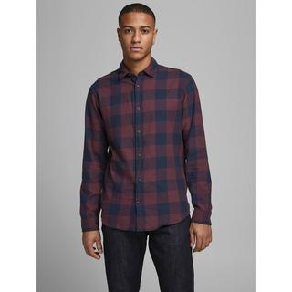 JACK & JONES Egingham Twill Camicia Maniche Lunghe a Quadri  