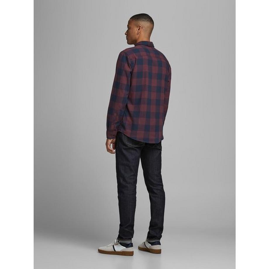 JACK & JONES Egingham Twill Camicia Maniche Lunghe a Quadri  