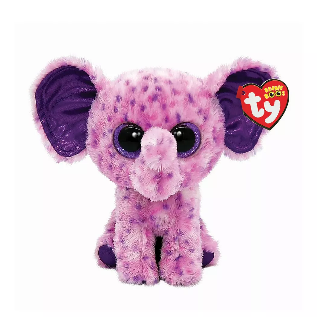 Ty - Beanie Boo, Eva, Elefant, 15cm, Pink