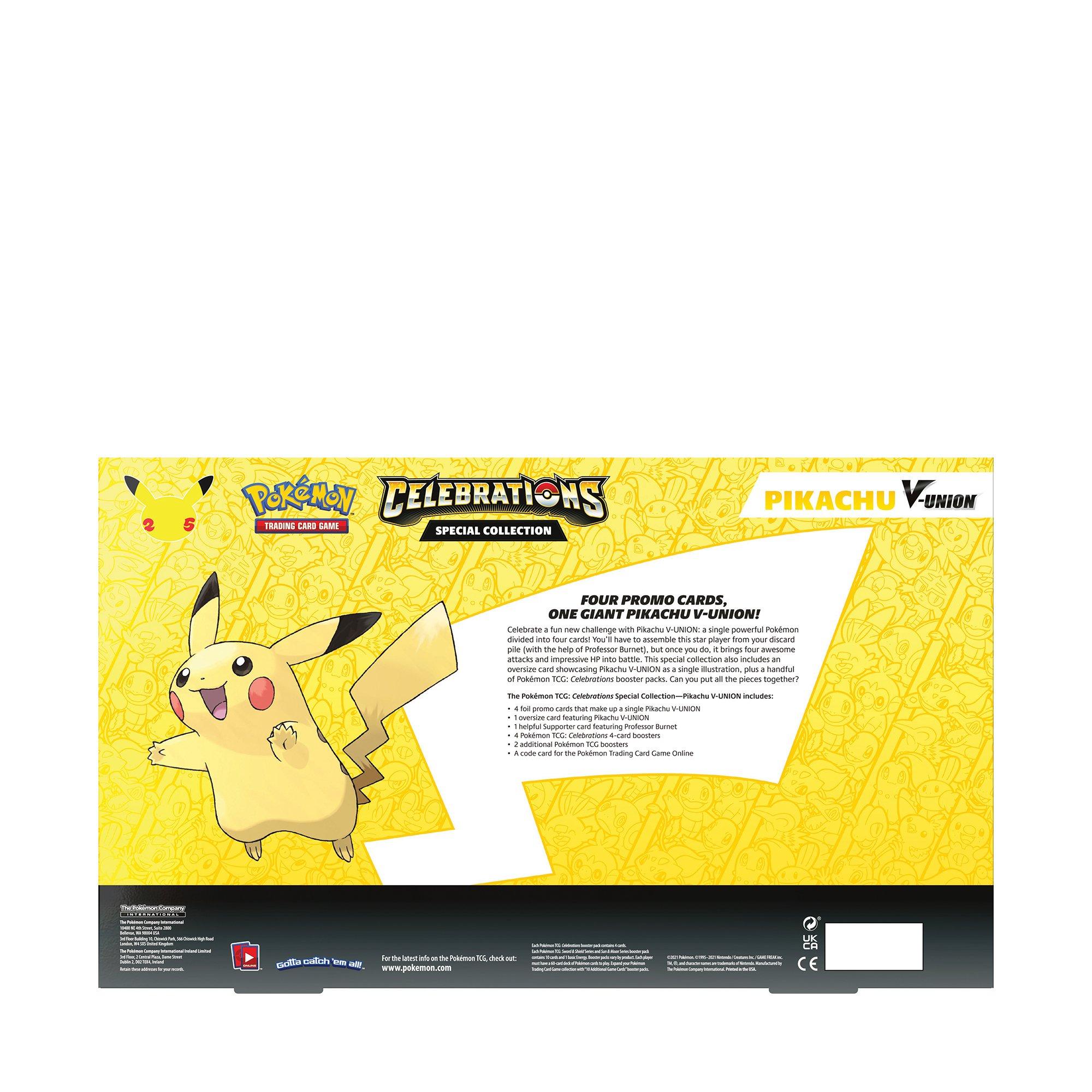 Pokémon  Celebrations Pikachu V-Union Special Collection 