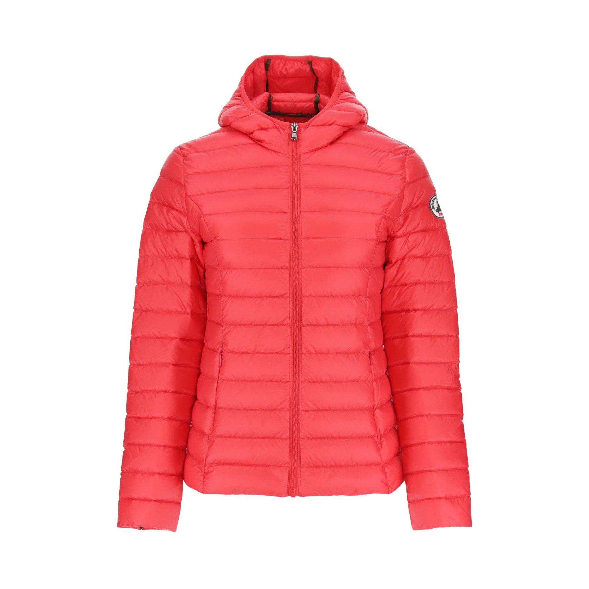 Image of Daunenjacke Mit Kapuze Damen Rot S