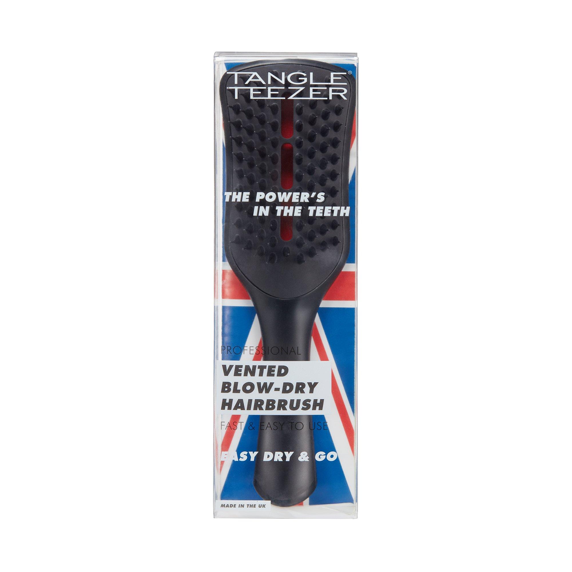 TANGLE TEEZER Dry Vented Jet Black Easy Dry & Go Vented Hairbrush Jet Black 
