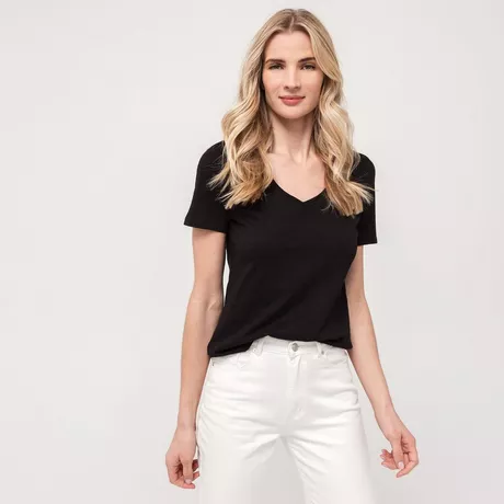 Manor Woman  T-shirt scollo V Mc 