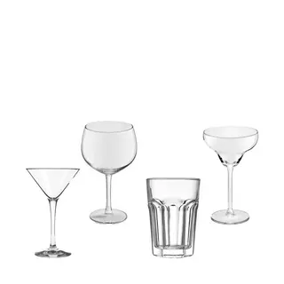royal leerdam Bicchiere da cocktail, 4 pezzi Lets Party Trasparente